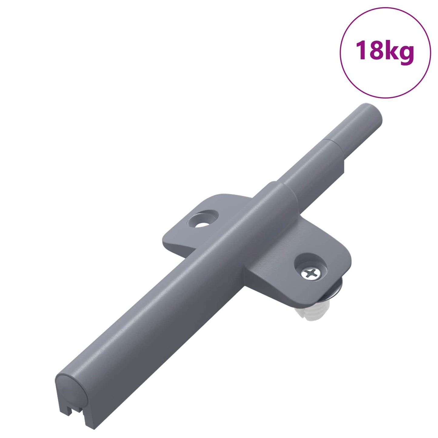 Myk lukking demper 1161 pcs Grå 125 x 47 x 15 mm PP