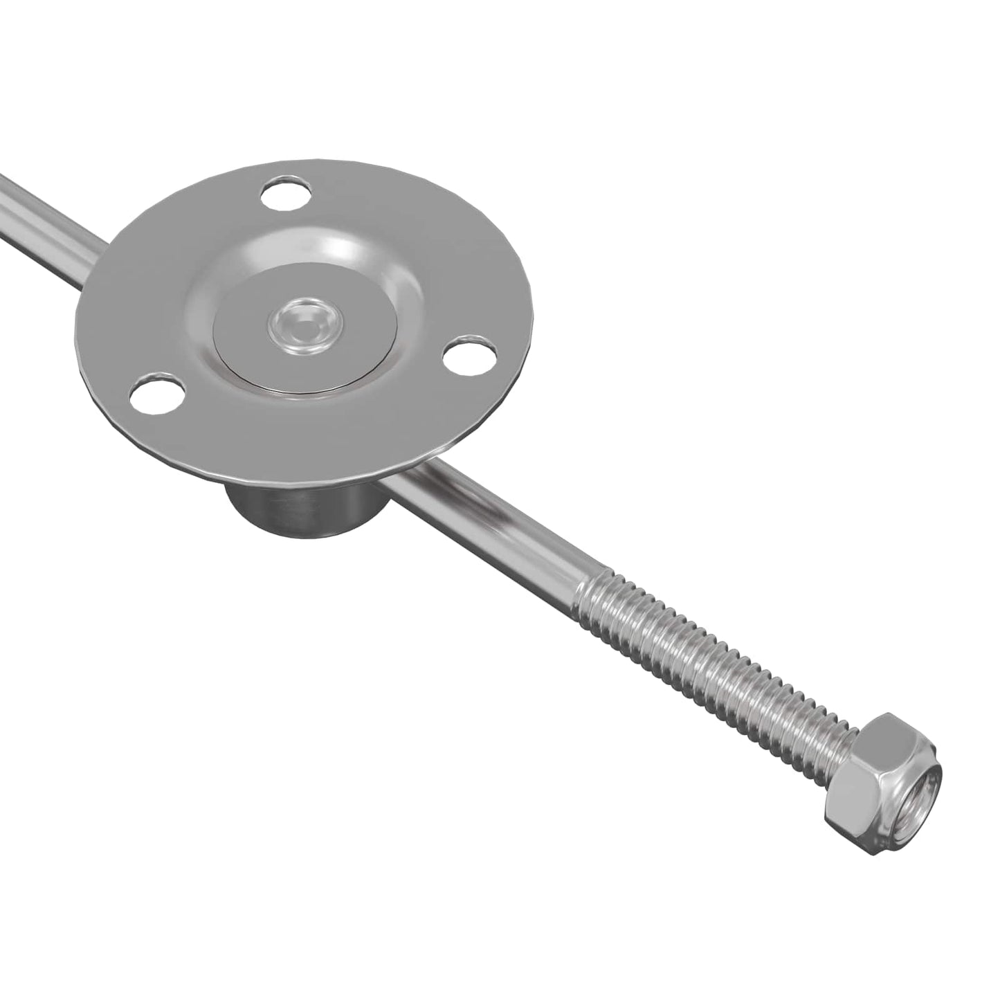 Trekkstang Hengsel 12 pcs sølv 190 mm Metall