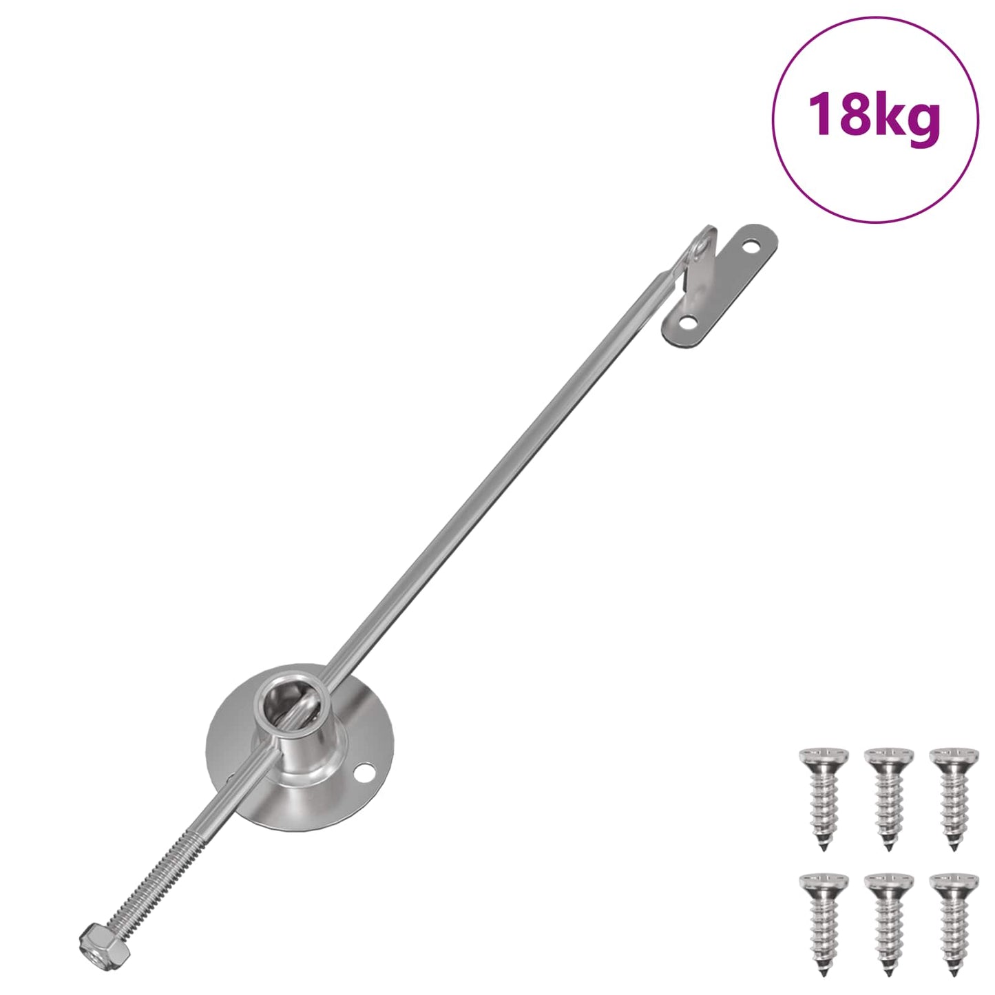 Trekkstang Hengsel 439 pcs sølv Jern