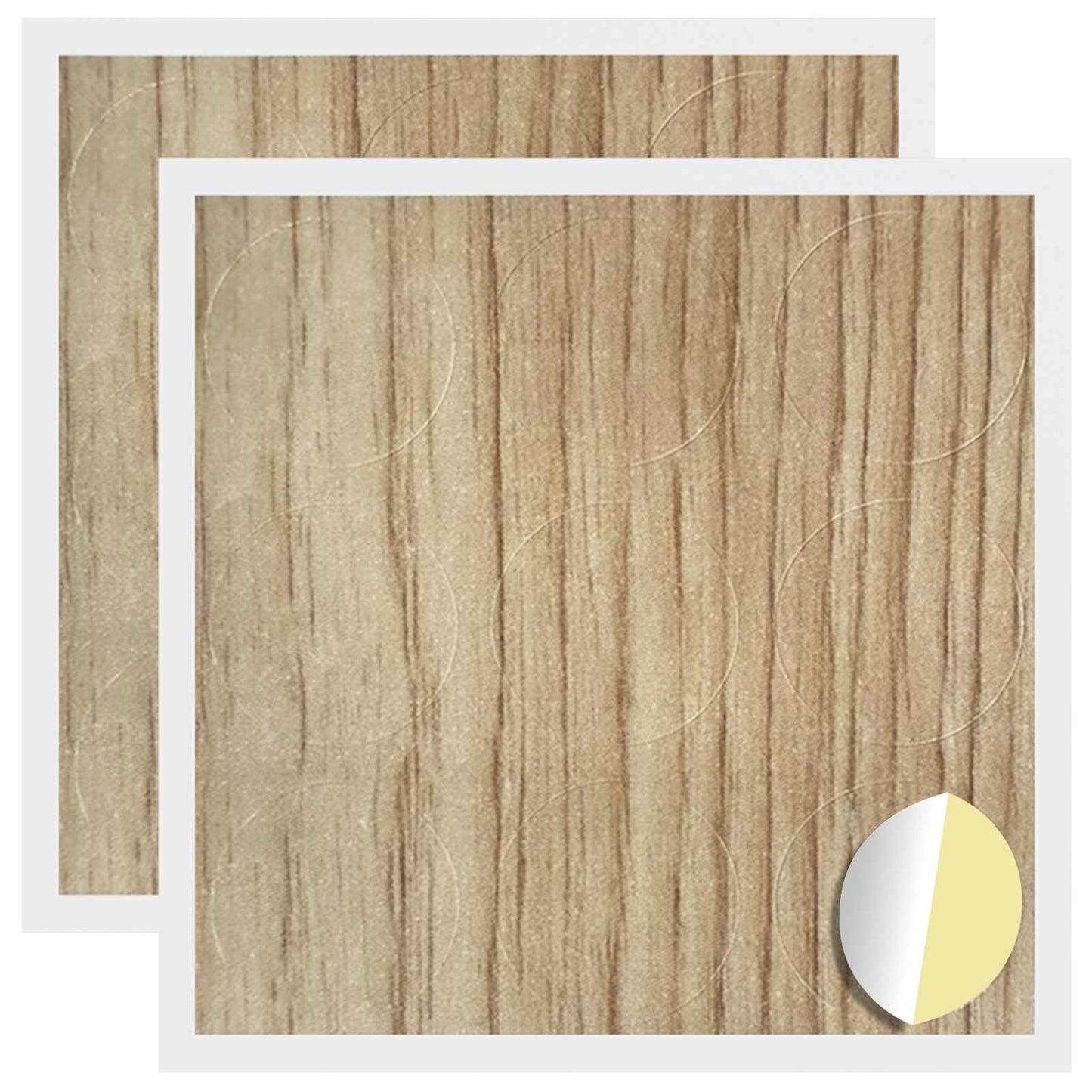 Klebende skrue deksel 2 pcs Artisan Eik Ø 20 x 0,5 mm