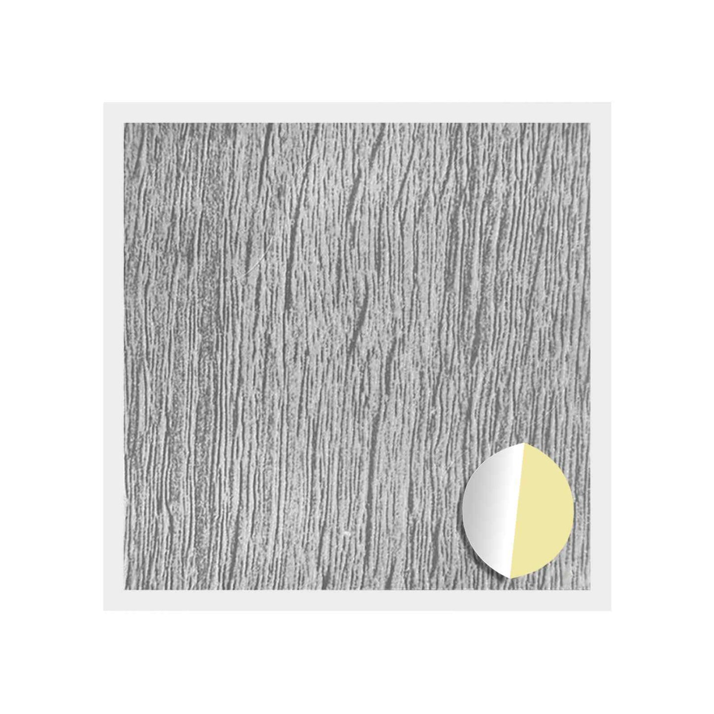 Klebende skrue deksel 12 pcs Grå Sonoma Ø 20 x 0,5 mm