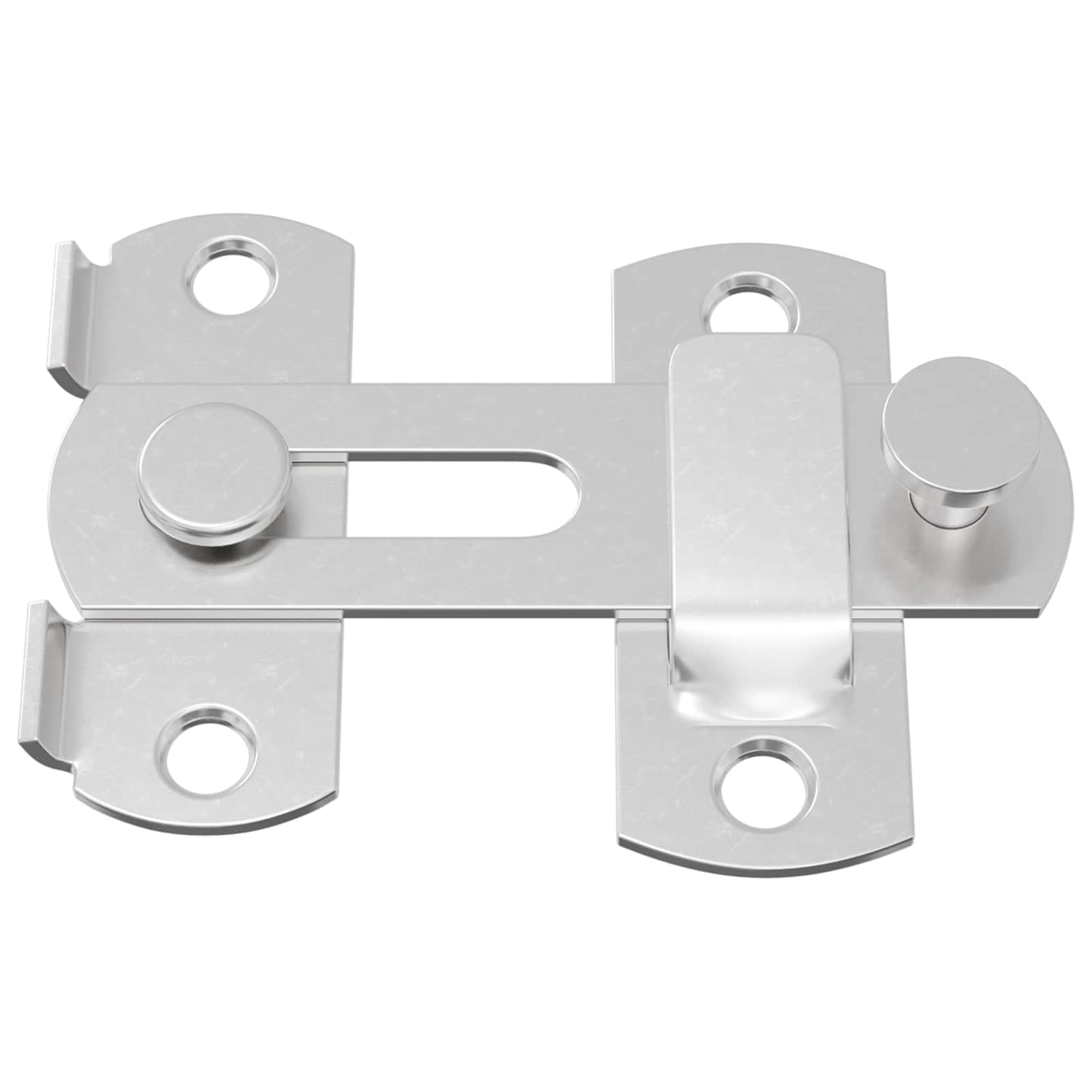 Dørlåsen 12 pcs sølv 70 x 8 mm Stål