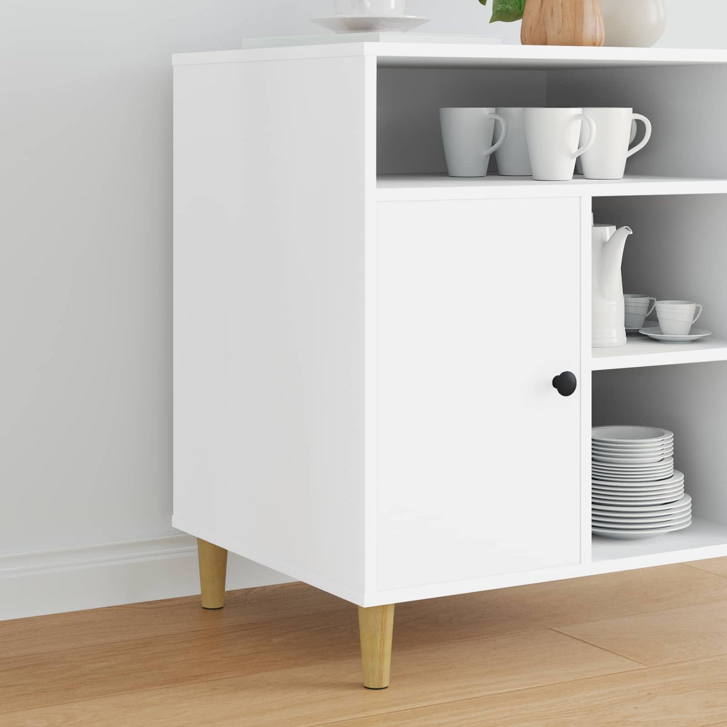 Møbelføtter 2 pcs Brun Ø 44 x 100 mm Solid Eucalyptus Tre