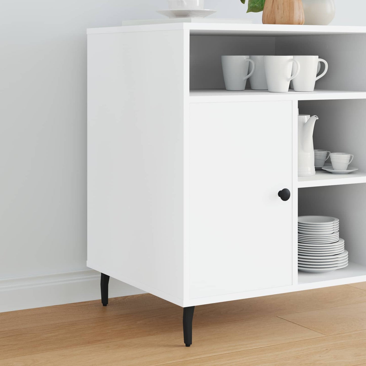 Stående føtter 2 pcs Svart 40 x 40 x 100 mm Jern