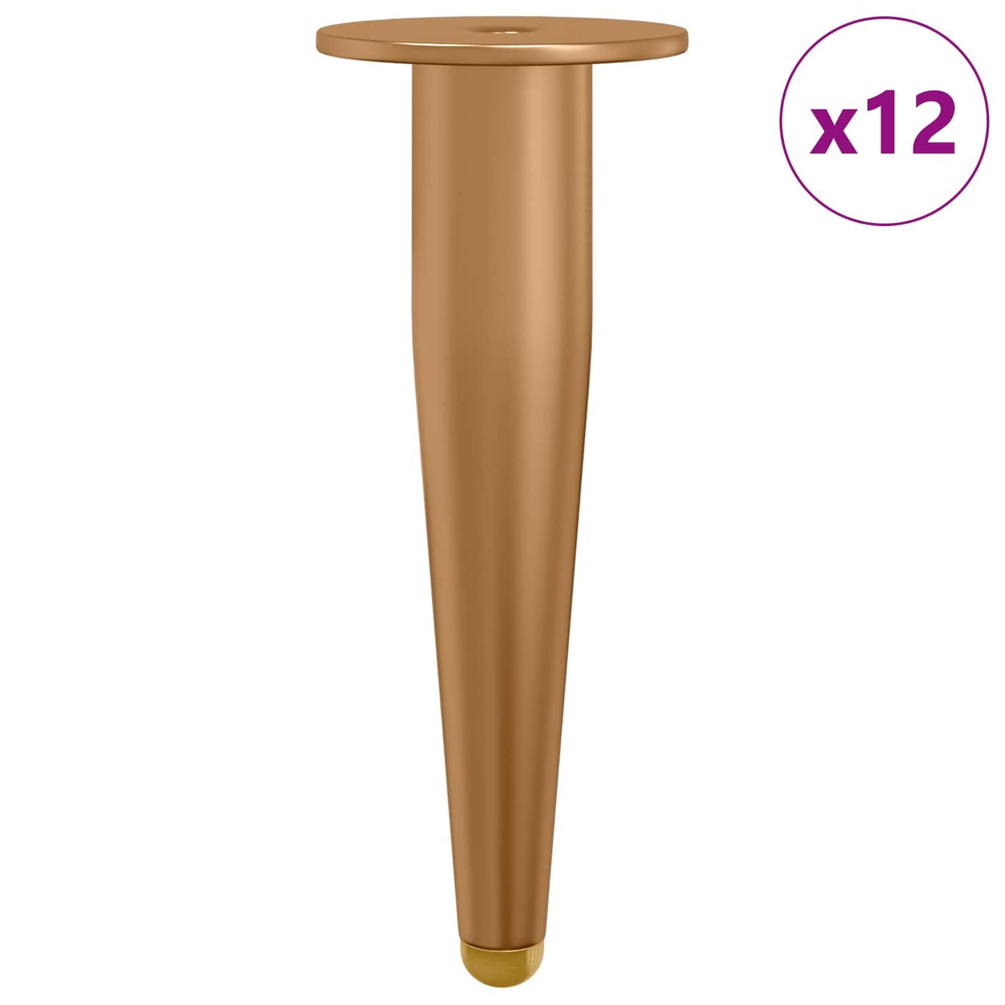 Stående føtter 12 pcs Gull 98 x 40 mm Jern