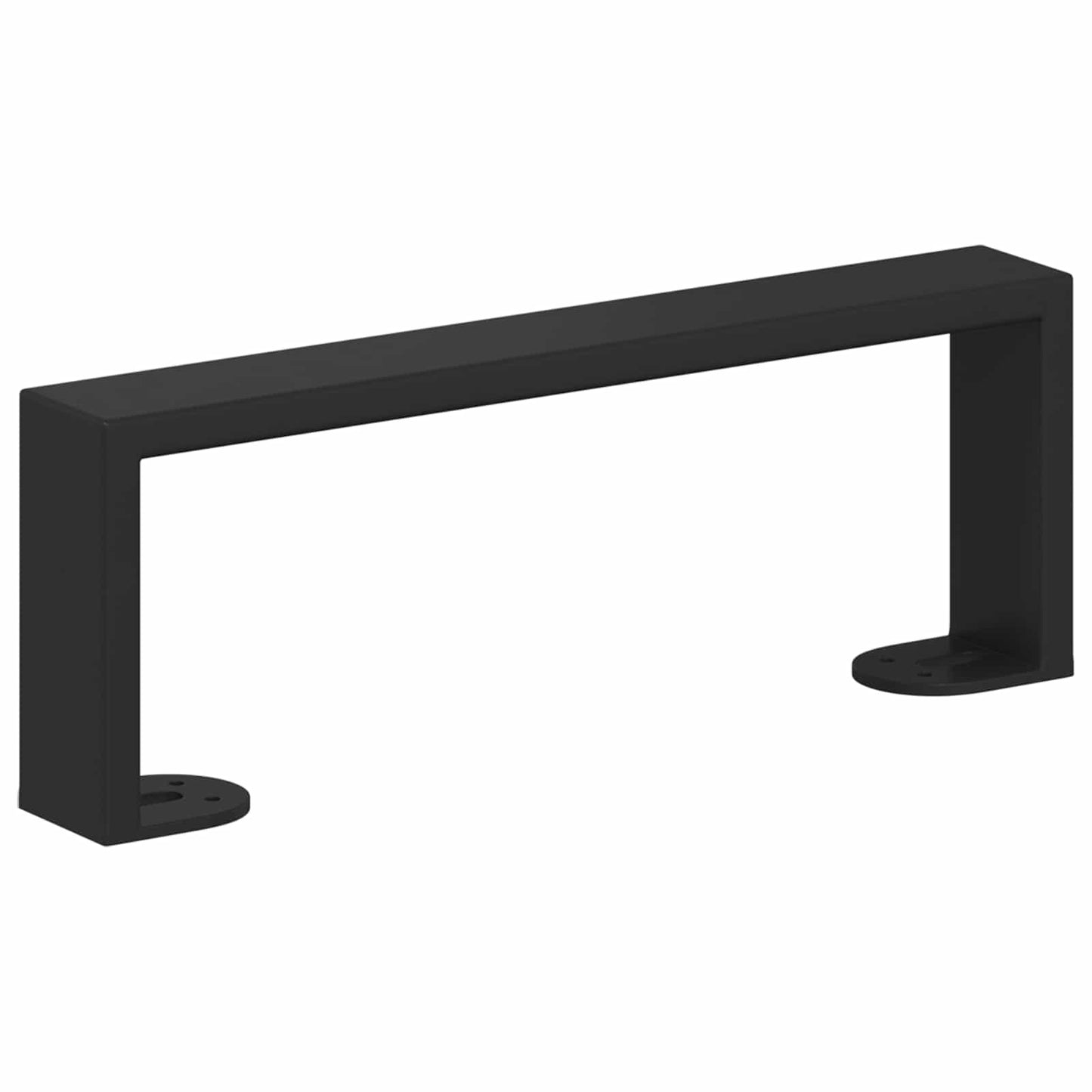 Møbelføtter 12 pcs Svart 281 x 40,5 x 100 mm Jern