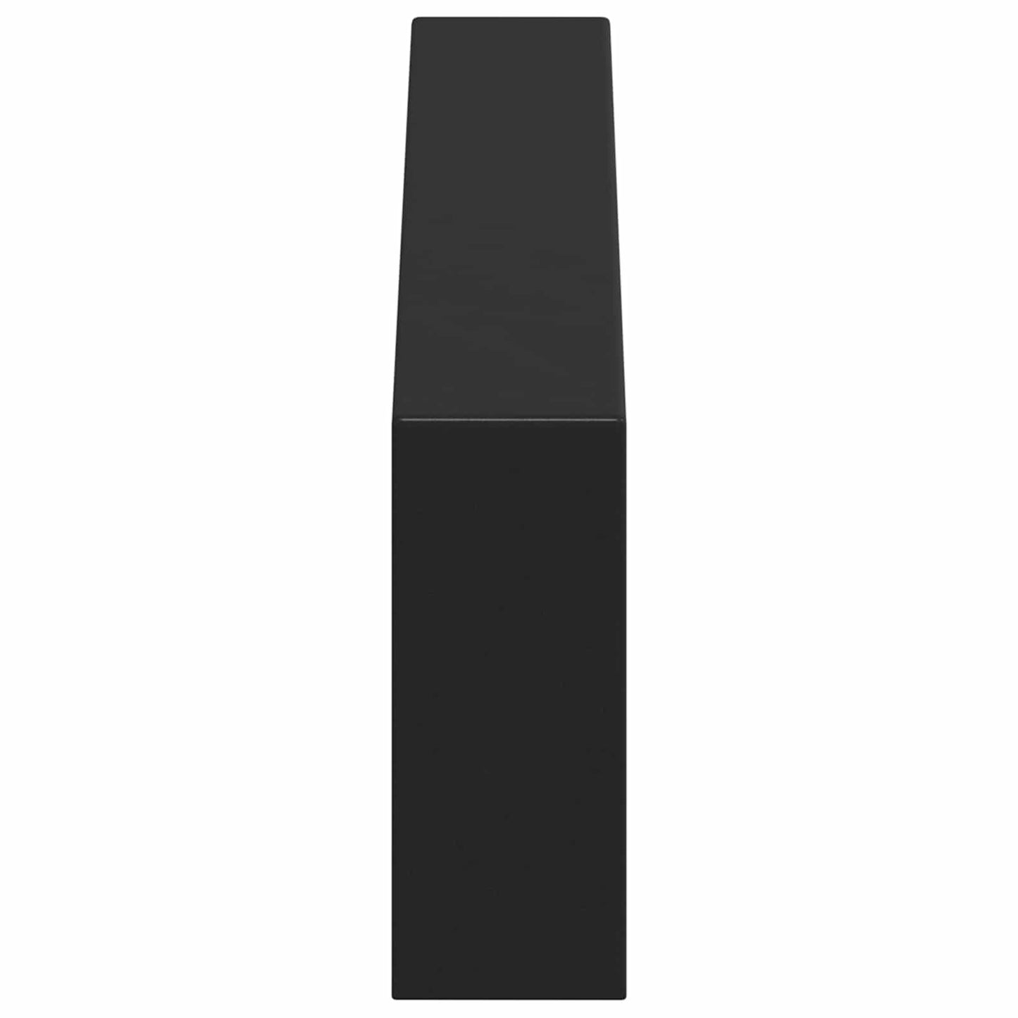 Møbelføtter 12 pcs Svart 281 x 40,5 x 100 mm Jern
