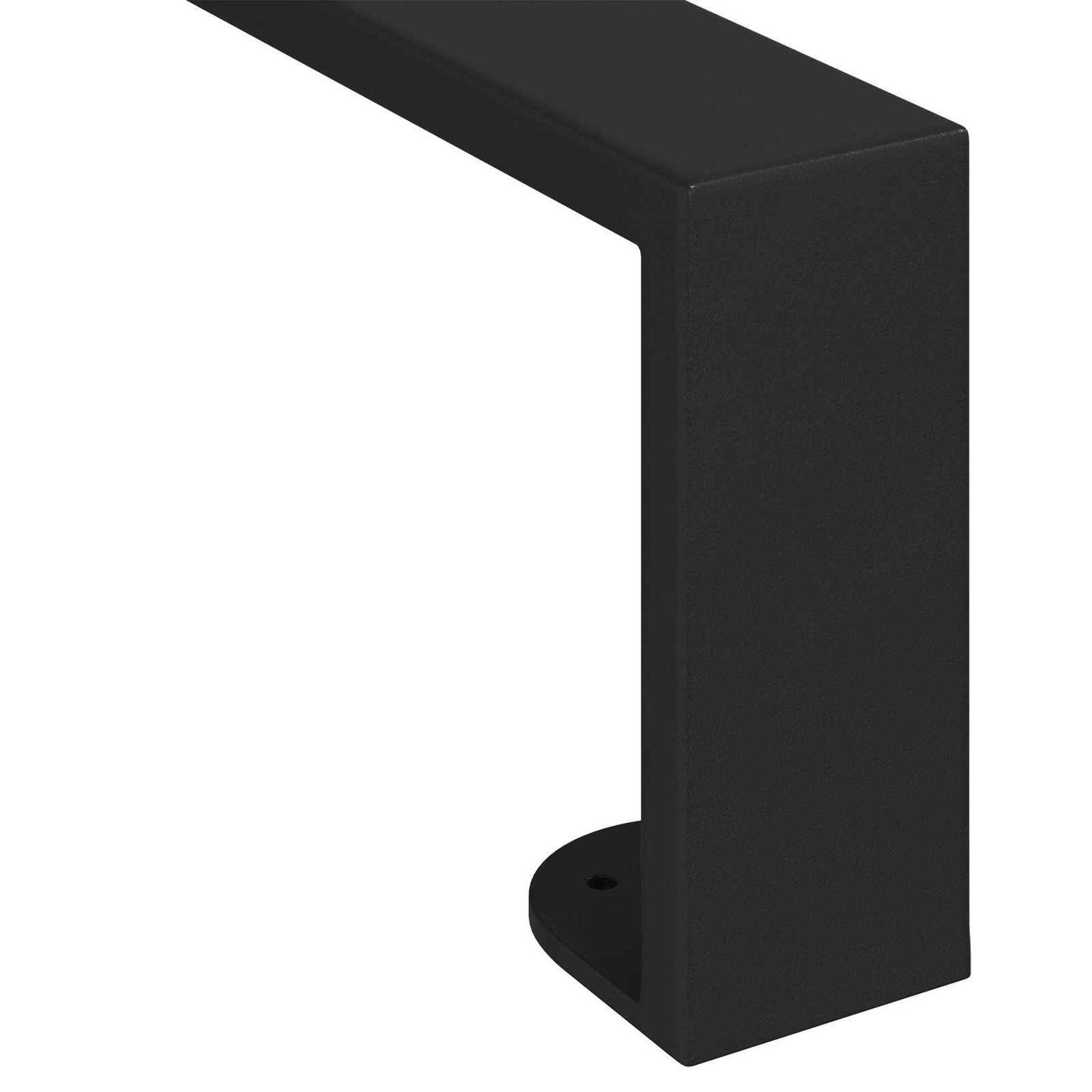Møbelføtter 12 pcs Svart 311 x 40,5 x 100 mm Jern