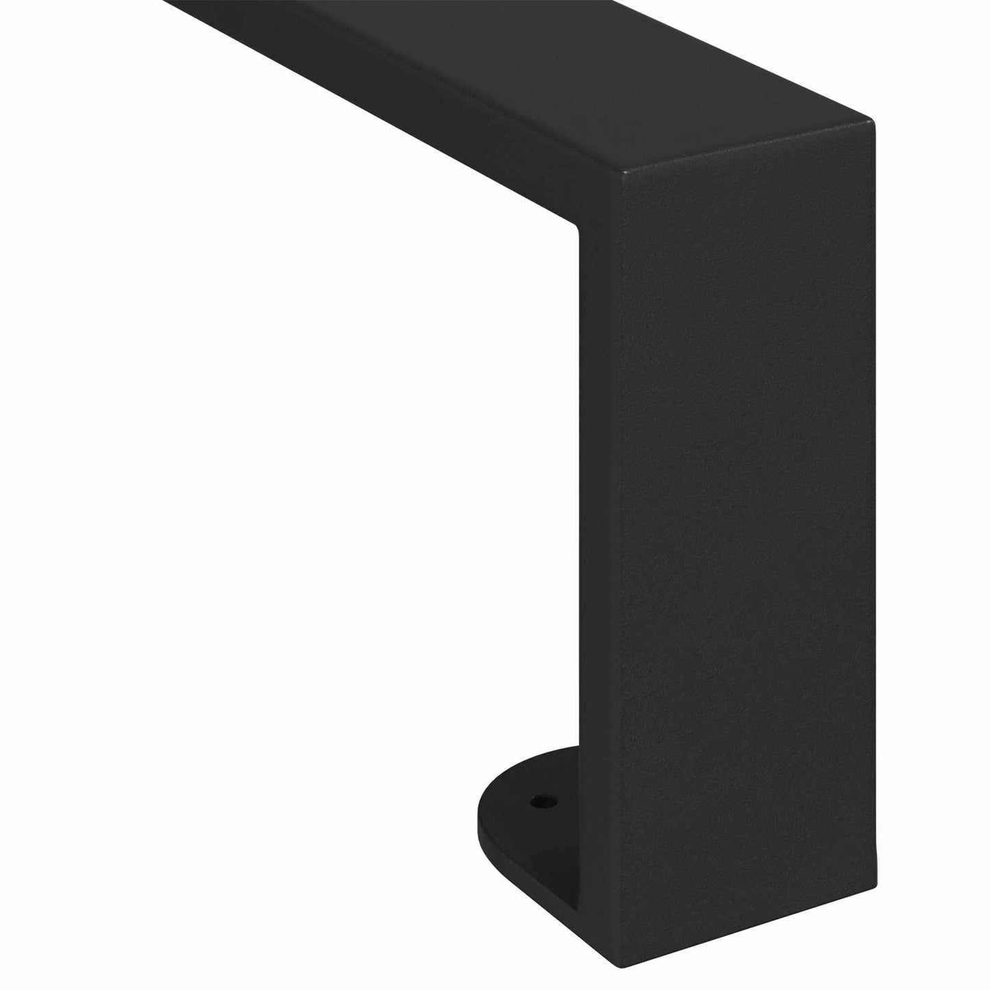 Møbelføtter 12 pcs Svart 341 x 40,5 x 100 mm Jern