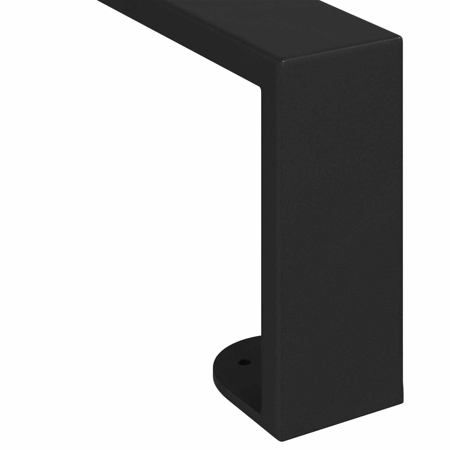 Møbelføtter 12 pcs Svart 436 x 40,5 x 100 mm Jern