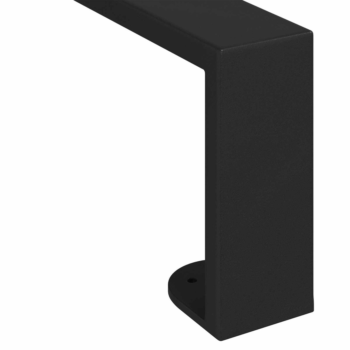 Møbelføtter 12 stk. Svart 481 x 40,5 x 100 mm Jern