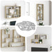 Hullsikring 3673 pcs sølv 45 x 16 x 3.5 mm Jern