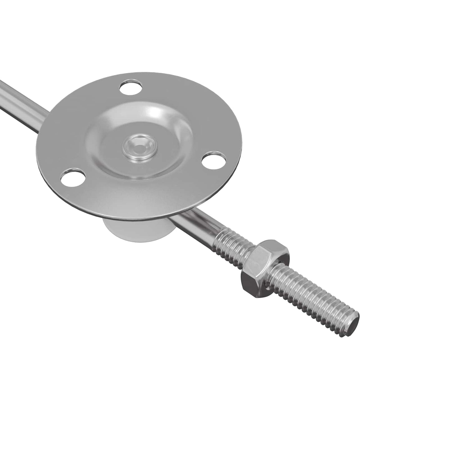 Lokkstøttehengsel 12 pcs sølv 194 x 36 x 18 mm Jern