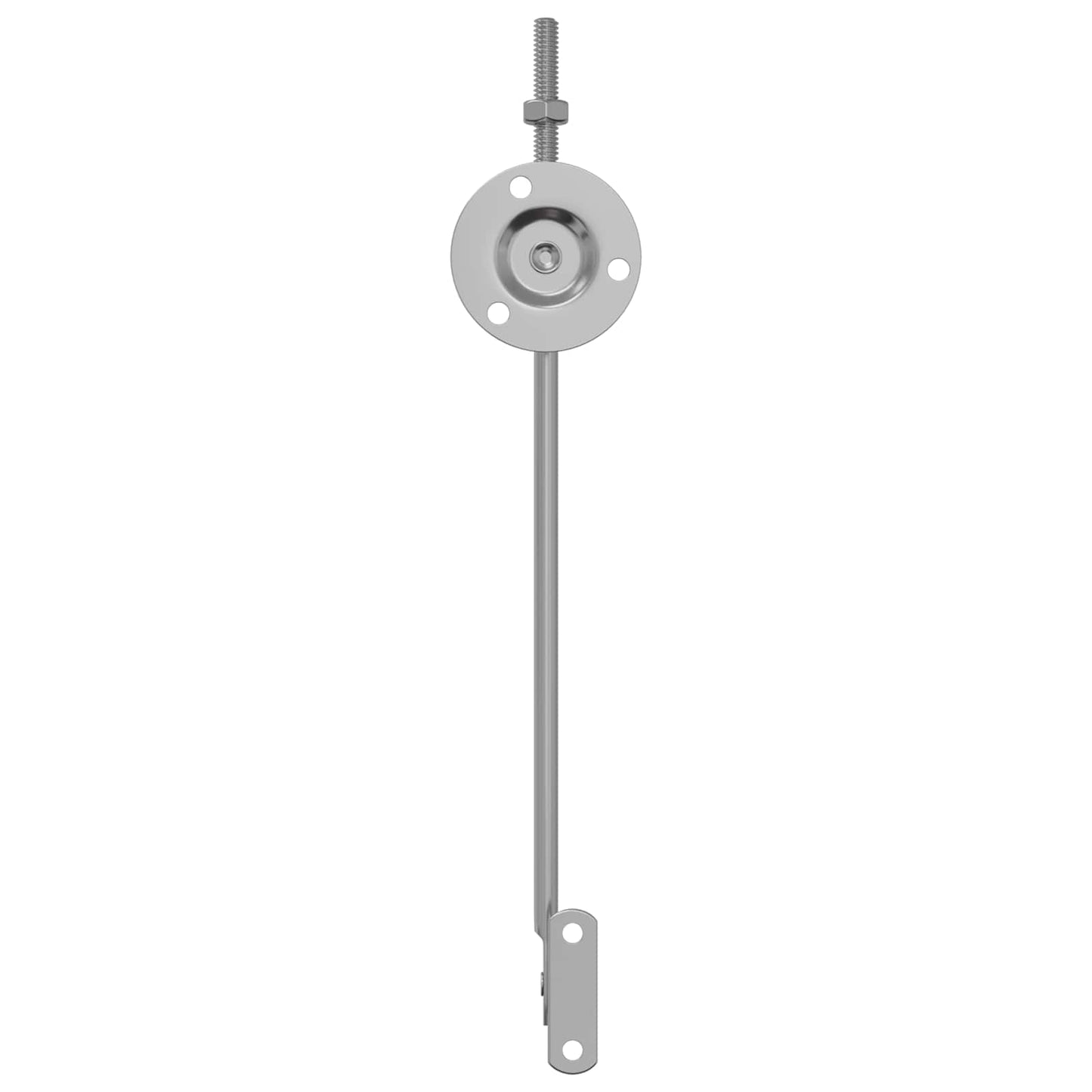 Lokkstøttehengsel 12 pcs sølv 194 x 36 x 18 mm Jern