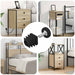 Møbel-Justerer Justerbar 12 pcs Svart M6 PP
