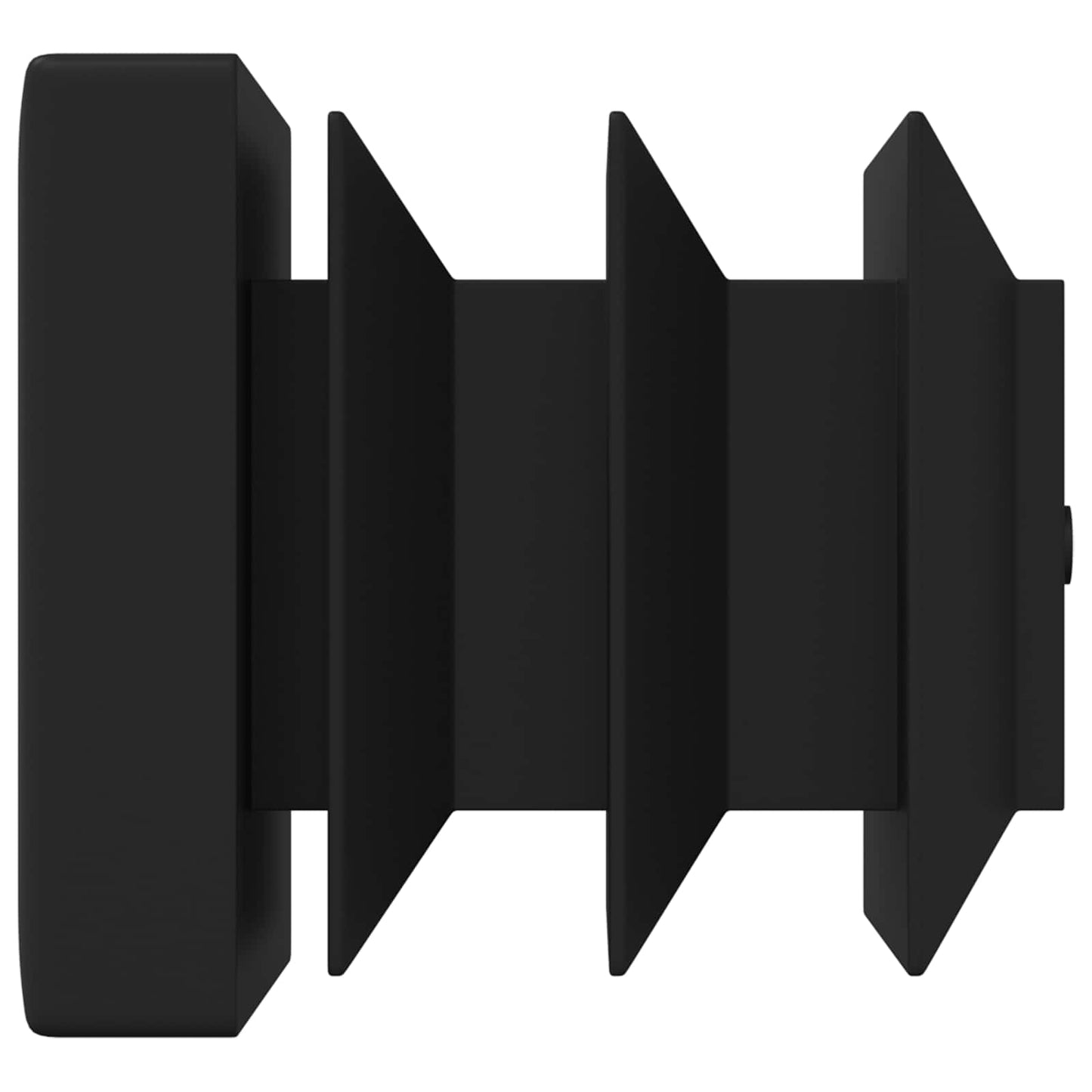Endelokk 10909 pcs Svart 15 x 15 x 15 mm PP