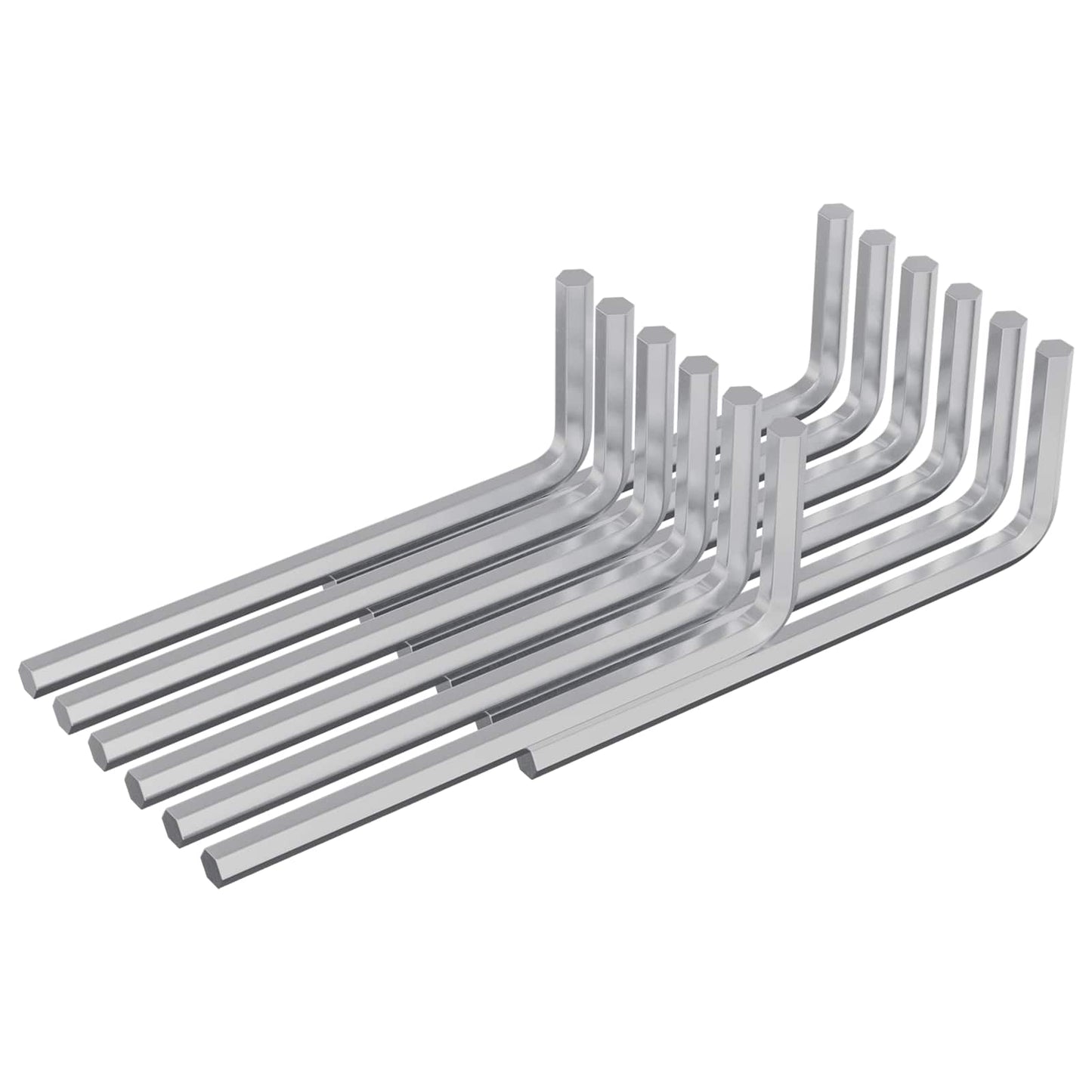 Unbrakonøkkel 12 pcs sølv 20 x 52 mm Stål