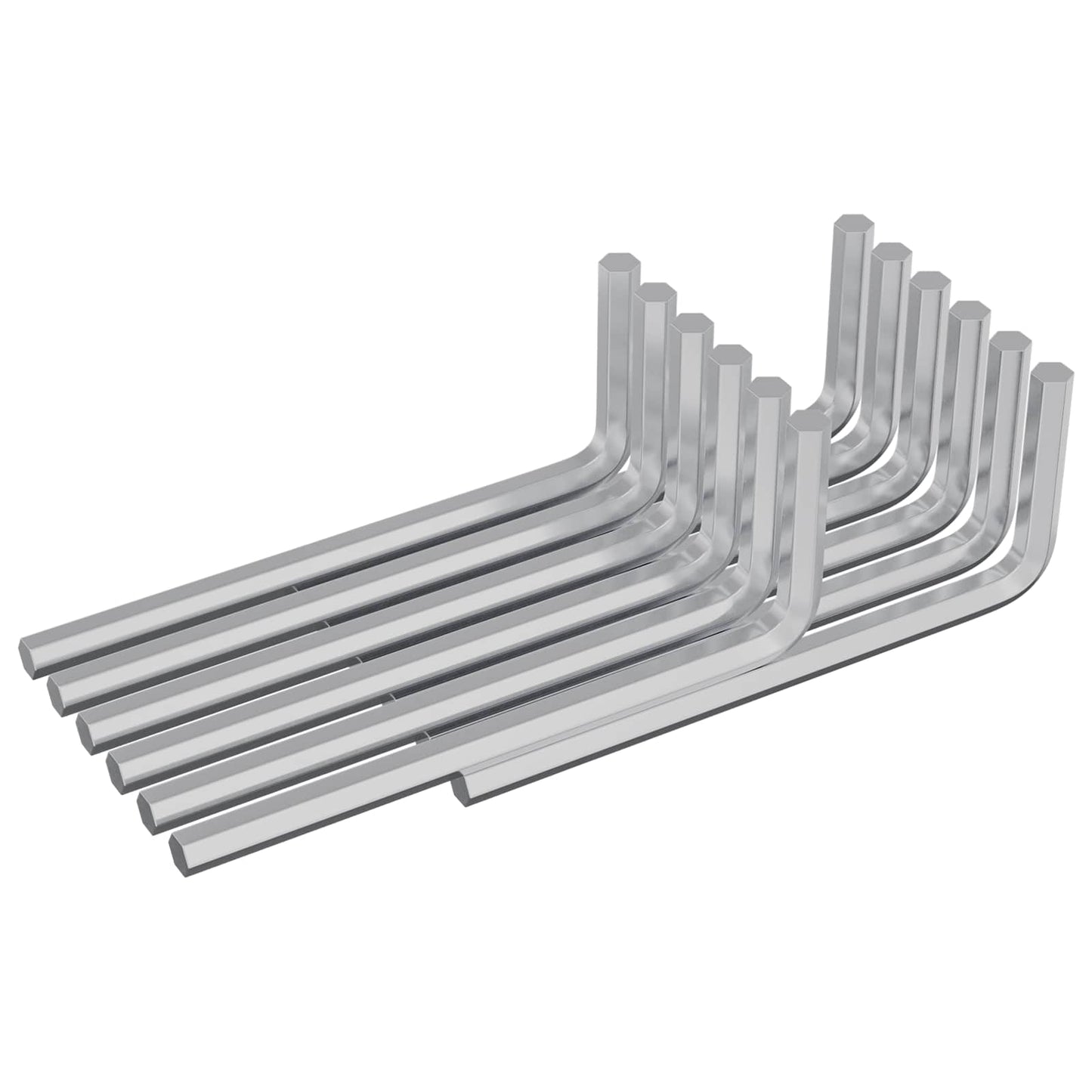 Unbrakonøkkel 2118 pcs sølv 22 x 66 mm Stål