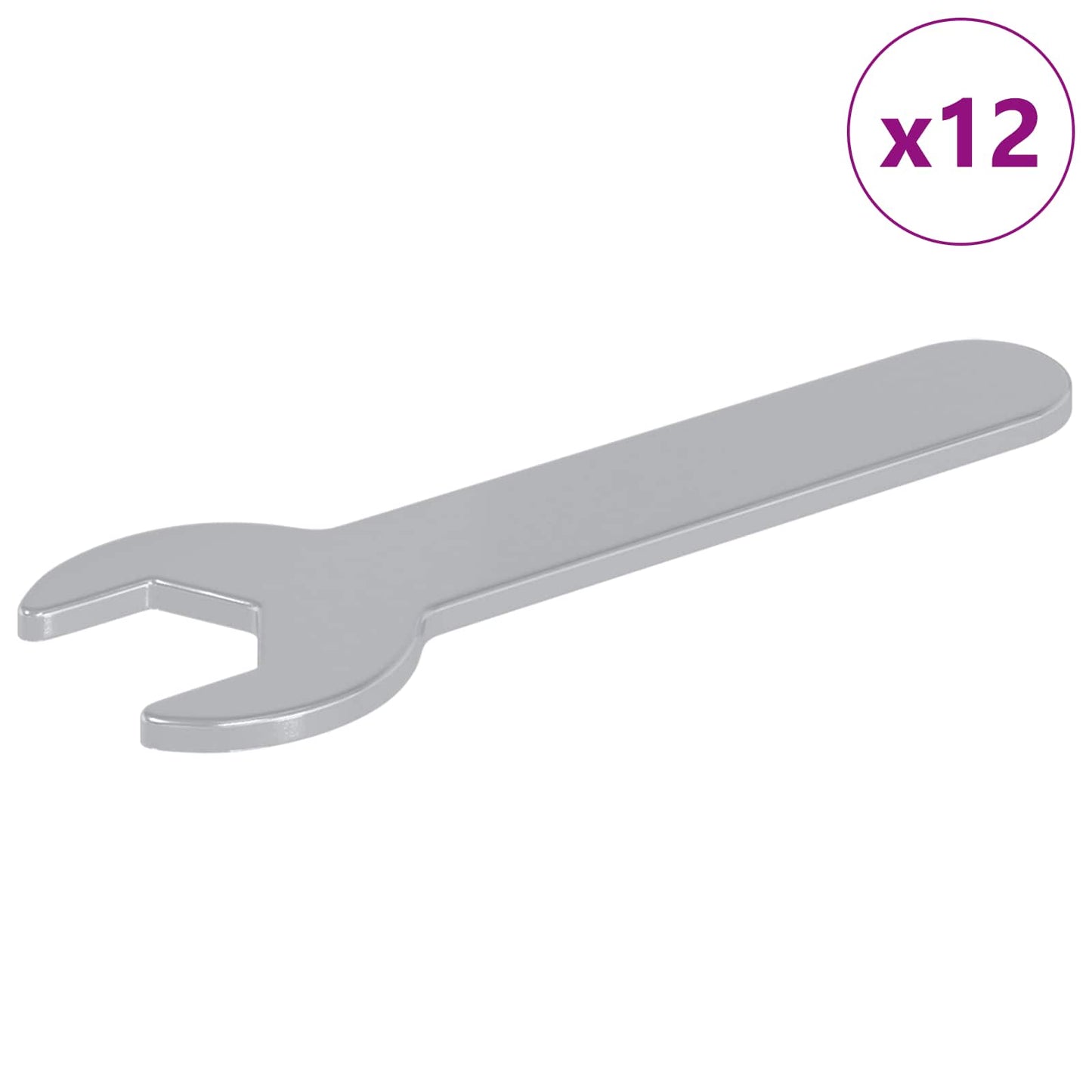 Skiftenøkkel 12 pcs sølv 13 mm Jern