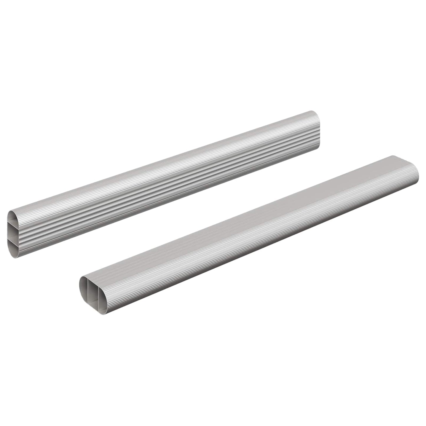 Klesslanger 2 pcs sølv 264 x 15 x 29 mm Aluminium Legering