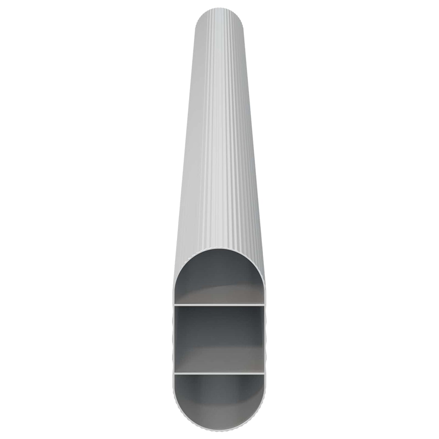 Klesslanger 12 pcs sølv 264 x 15 x 29 mm Aluminium Legering