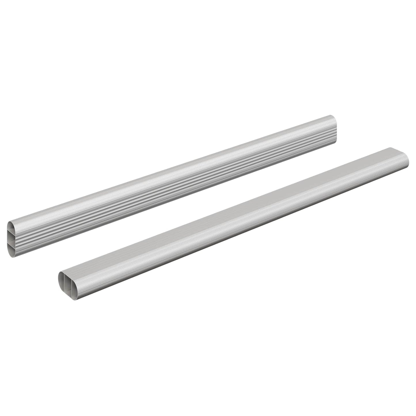 Klesslanger 2 pcs sølv 371,5 x 15 x 29 mm Aluminium Legering