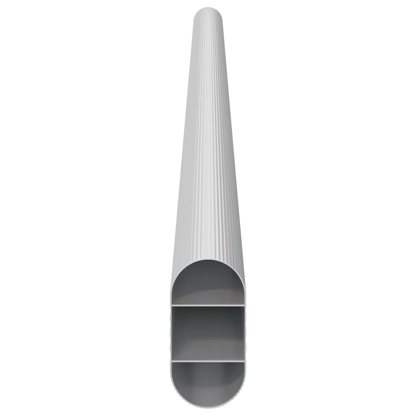 Klesslanger 12 pcs sølv 464 x 15 x 29 mm Aluminium Legering