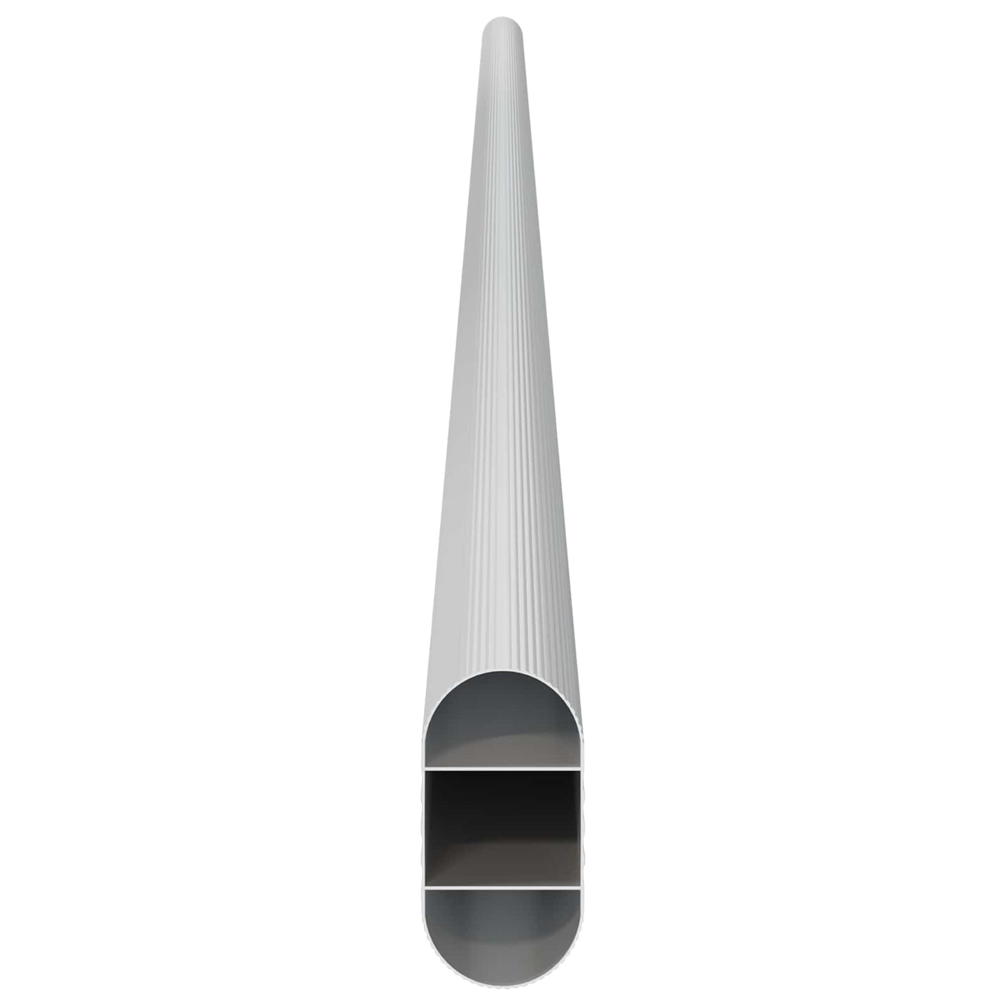 Klesslanger 2 pcs sølv 864 x 15 x 29 mm Aluminium Legering