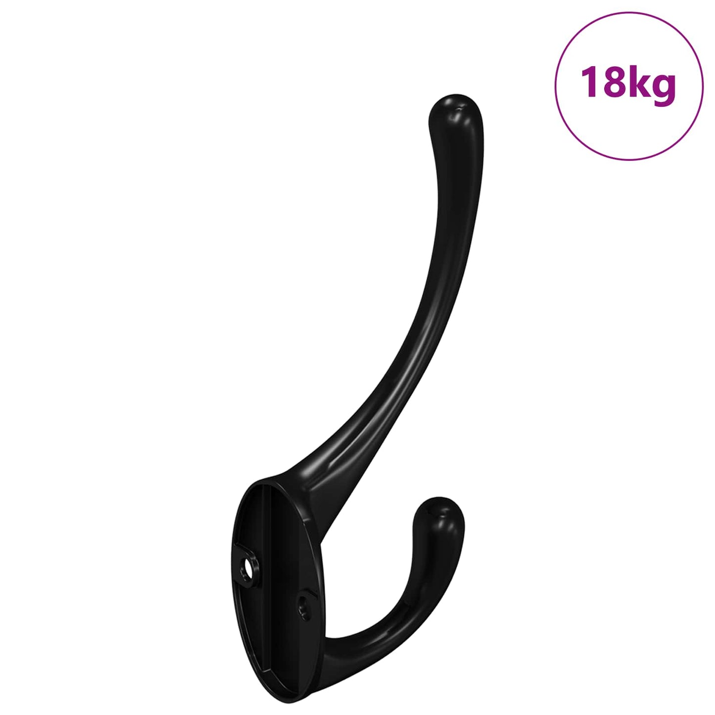 Tøy krok 346 pcs Svart 102 x 29 x 47mm Sinklegering
