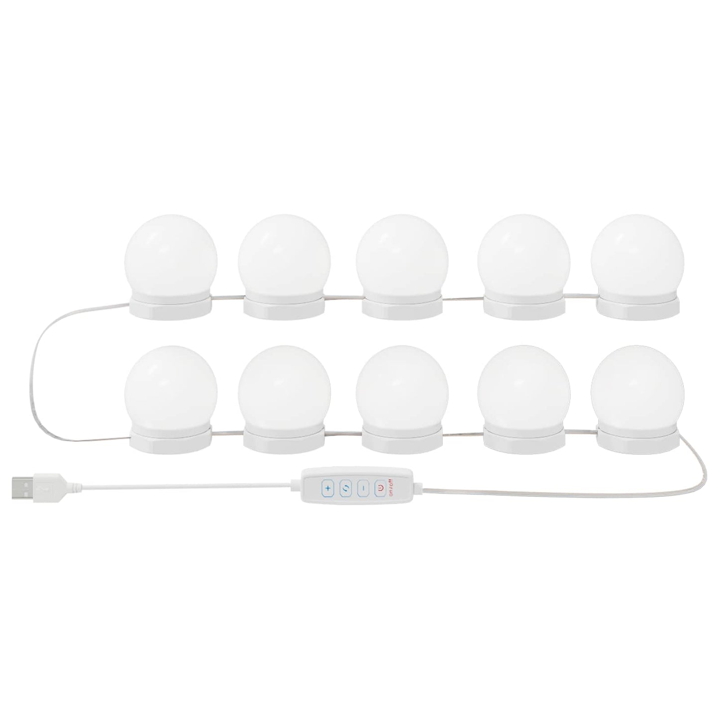 Speillamper 12 pcs Hvit 4,5 x 4,5 x 4,8 cm Plast