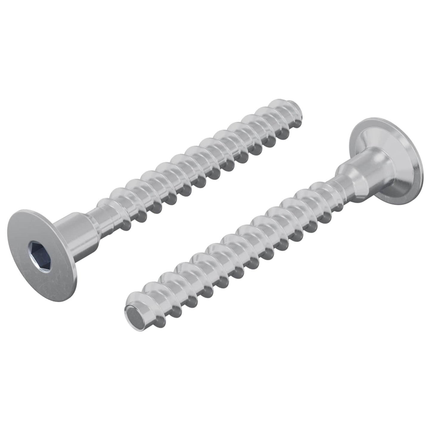 Skrue 2 pcs Sinkbelagt 5 x 40 mm Jern