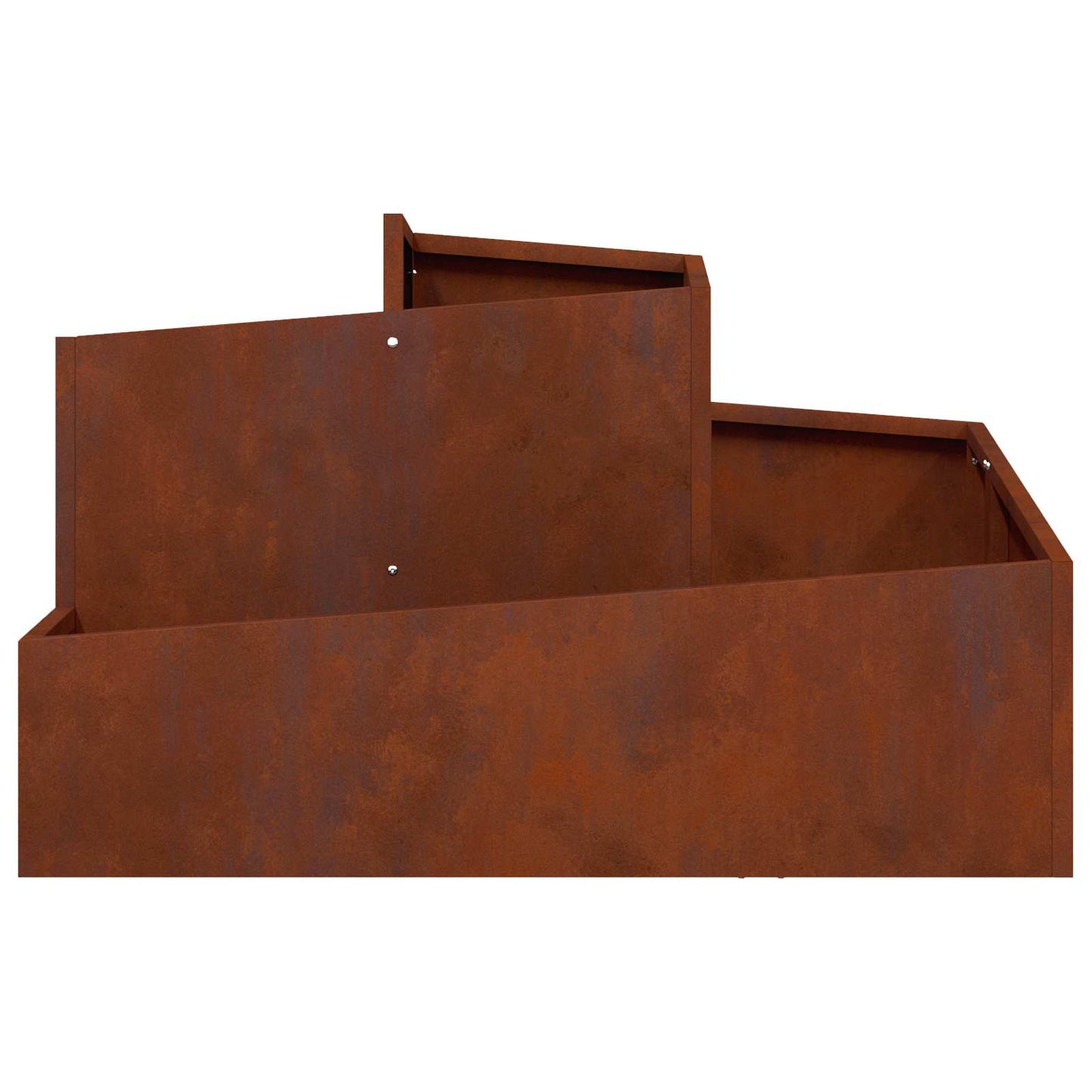 Hageblomsterpotte Brun 80 x 80 x 50 cm Cortenstål