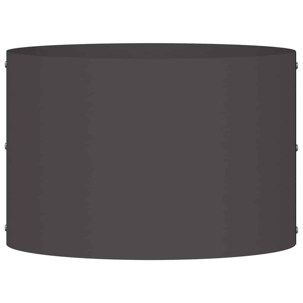 Plante ring 5 pcs Svart 30 x 30 x 20 cm Kaldvalsestål