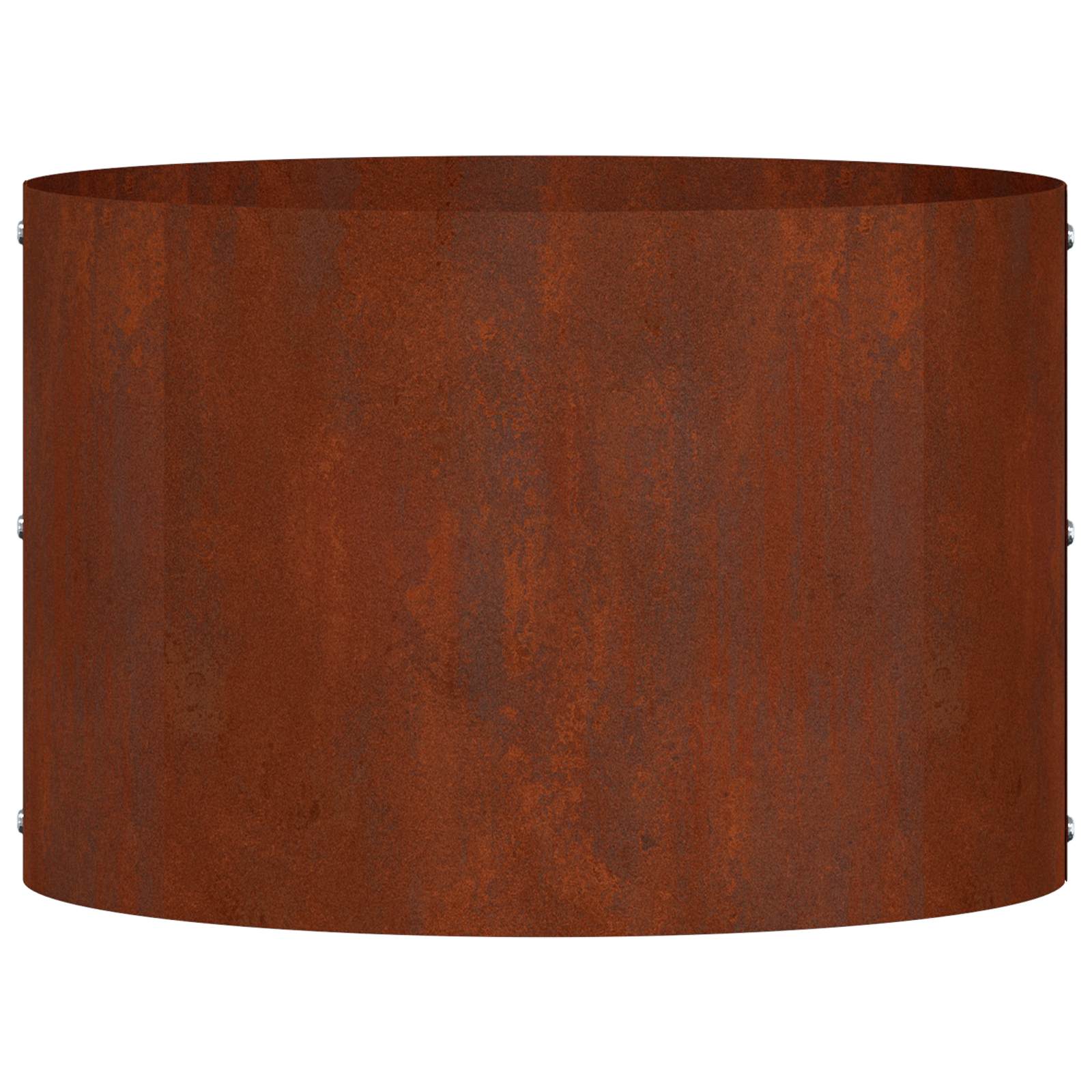 Plante ring Brun 30 x 30 x 20 cm Cortenstål vidaXL