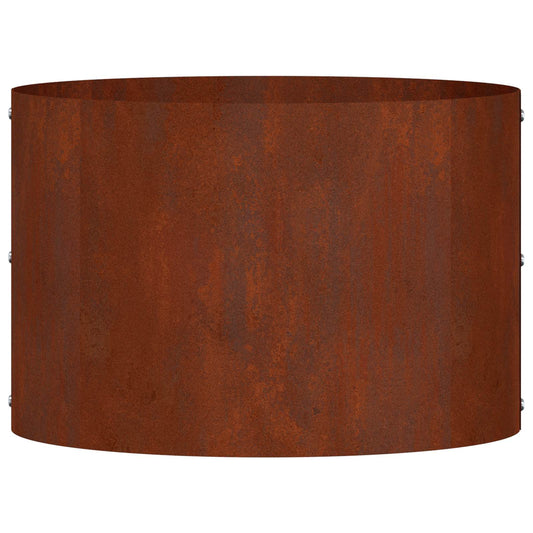 Plante ring 5 pcs Brun 30 x 30 x 20 cm Cortenstål
