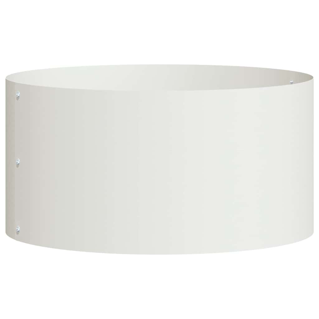 Plante ring 5 pcs Hvit 40 x 40 x 20 cm Kaldvalsestål