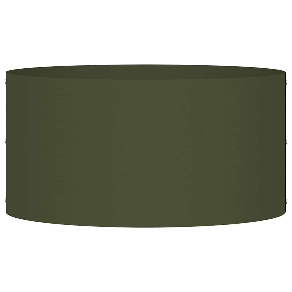 Plante ring Olivengrønn 40 x 40 x 20 cm Kaldvalsestål