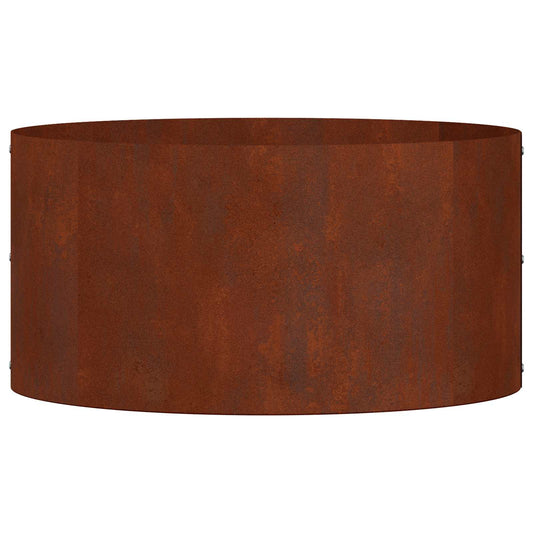 Plante ring 5 pcs Brun 40 x 40 x 20 cm Cortenstål