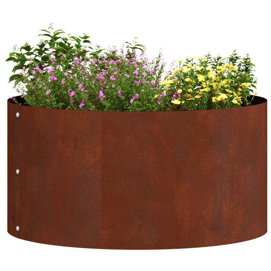 Plante ring 5 pcs Brun 40 x 40 x 20 cm Cortenstål