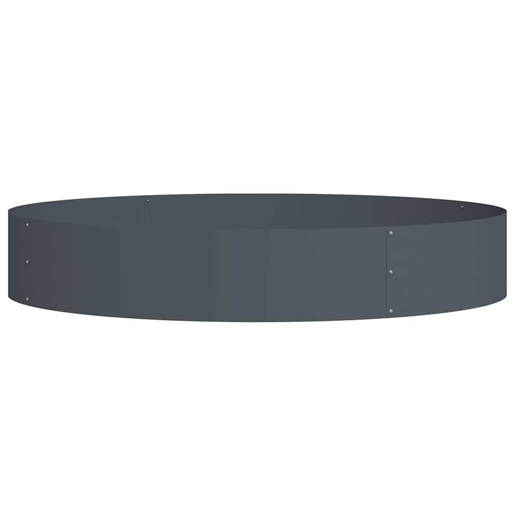 Plante ring Antrasitt 120 x 120 x 20 cm Kaldvalsestål vidaXL