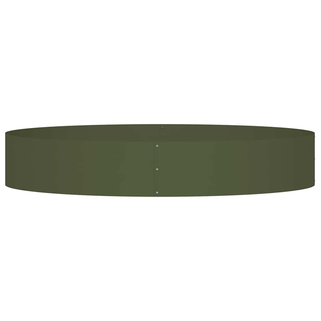Plante ring 5 pcs Olivengrønn 120 x 120 x 20 cm Kaldvalsestål