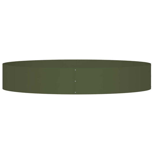 Plante ring 5 pcs Olivengrønn 120 x 120 x 20 cm Kaldvalsestål