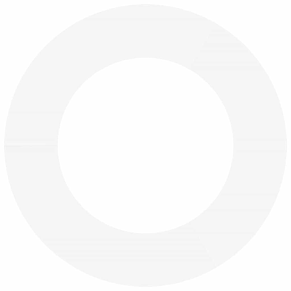 passende for Flat Tre Ring Hvit Ø50 / 80 cm Stål