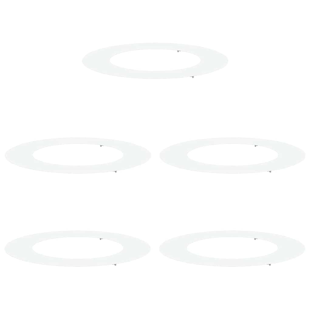 passende for Flat Tre Ringer 5 pcs Hvit Ø50 / 80 cm Stål