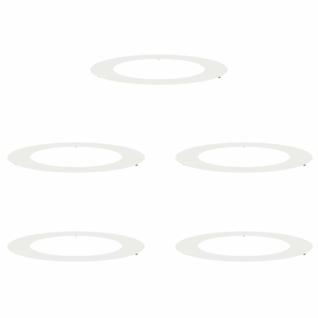 passende for Flat Tre Ringer 5 pcs Hvit Ø60 / 90 cm Stål