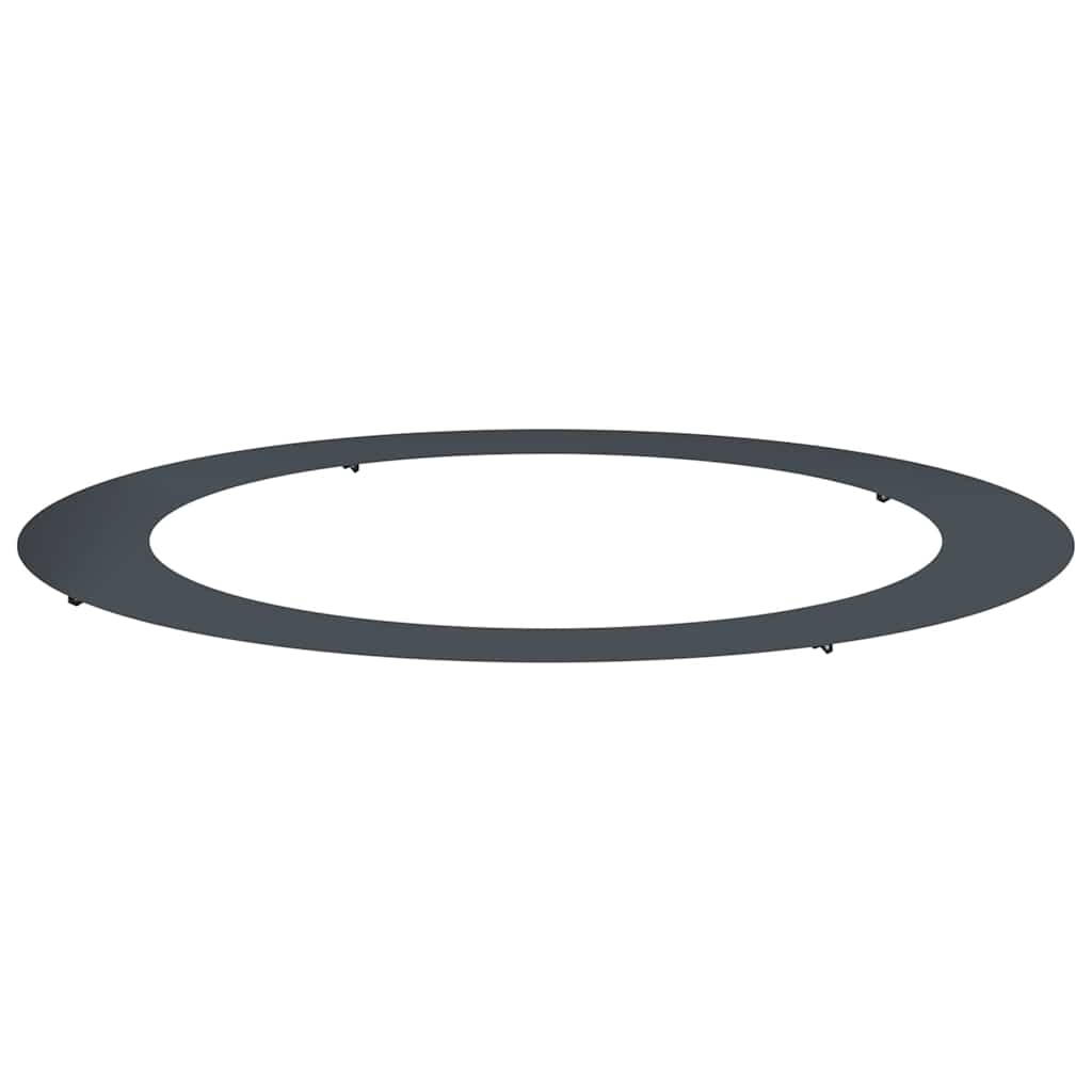 Flat trering Antrasitt Ø90 / 120 cm Stål