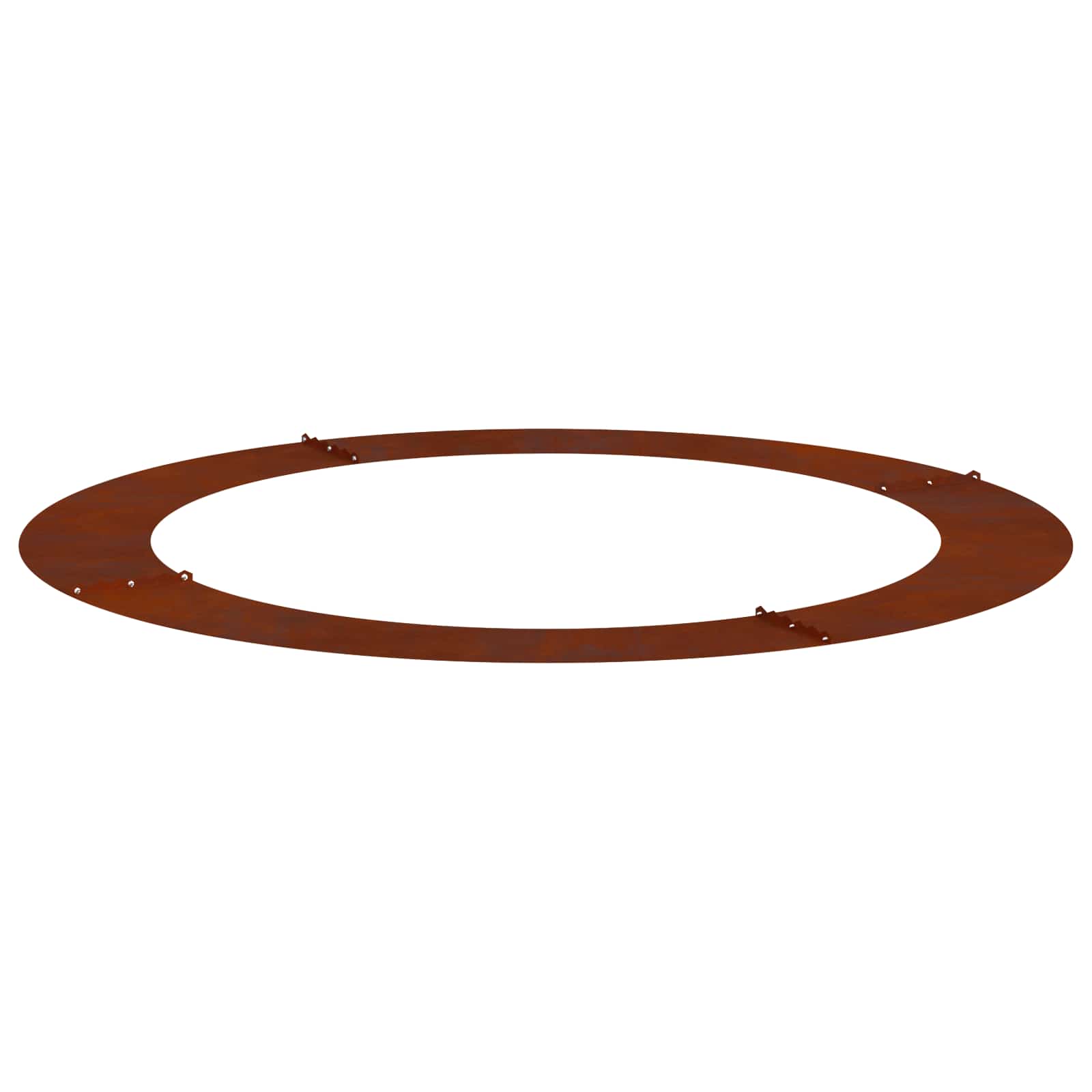 passende for Flat Tre Ring Brun Ø90 / 120 cm Cortenstål vidaXL