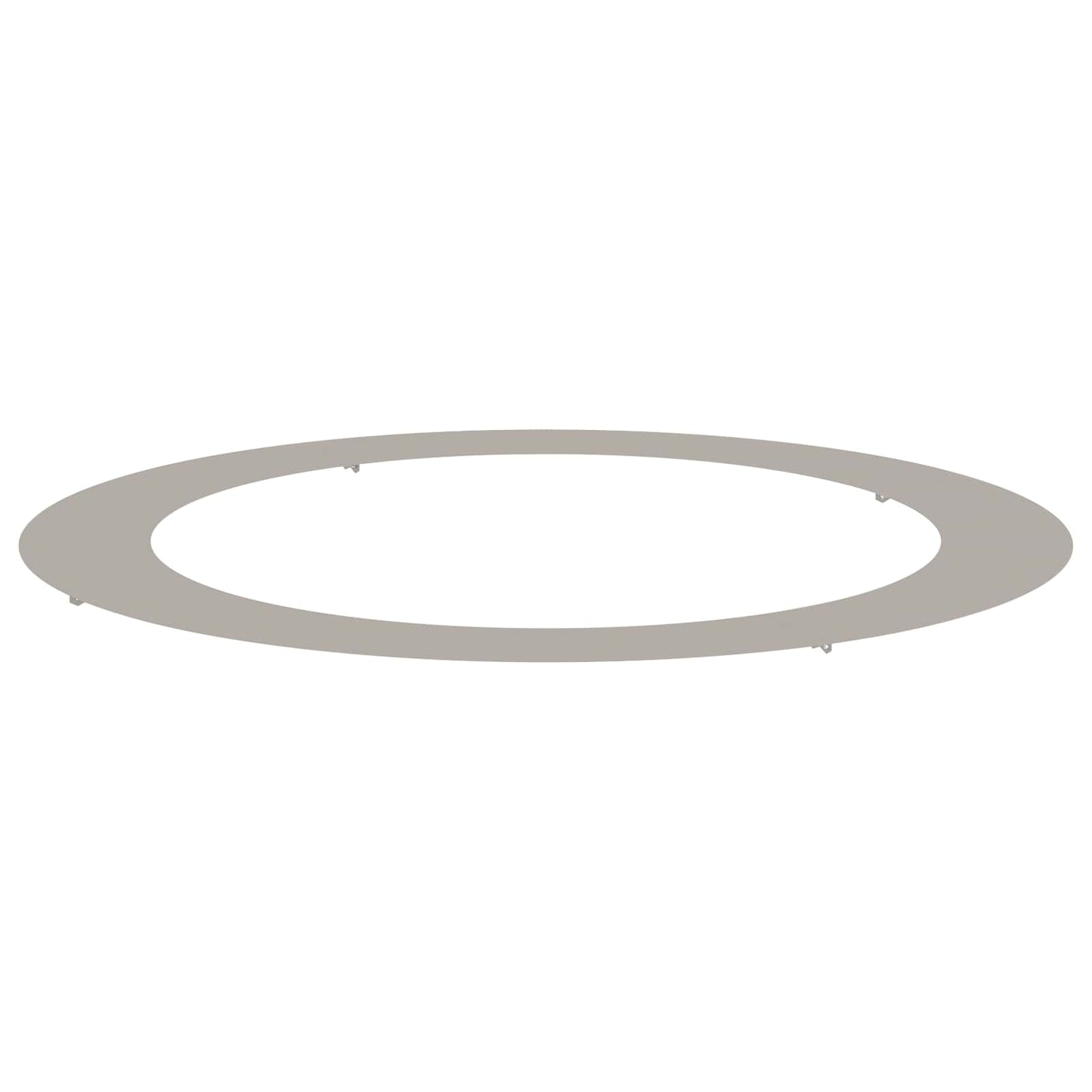 passende for Flat Tre Ring Brun Ø90 / 120 cm Cortenstål vidaXL