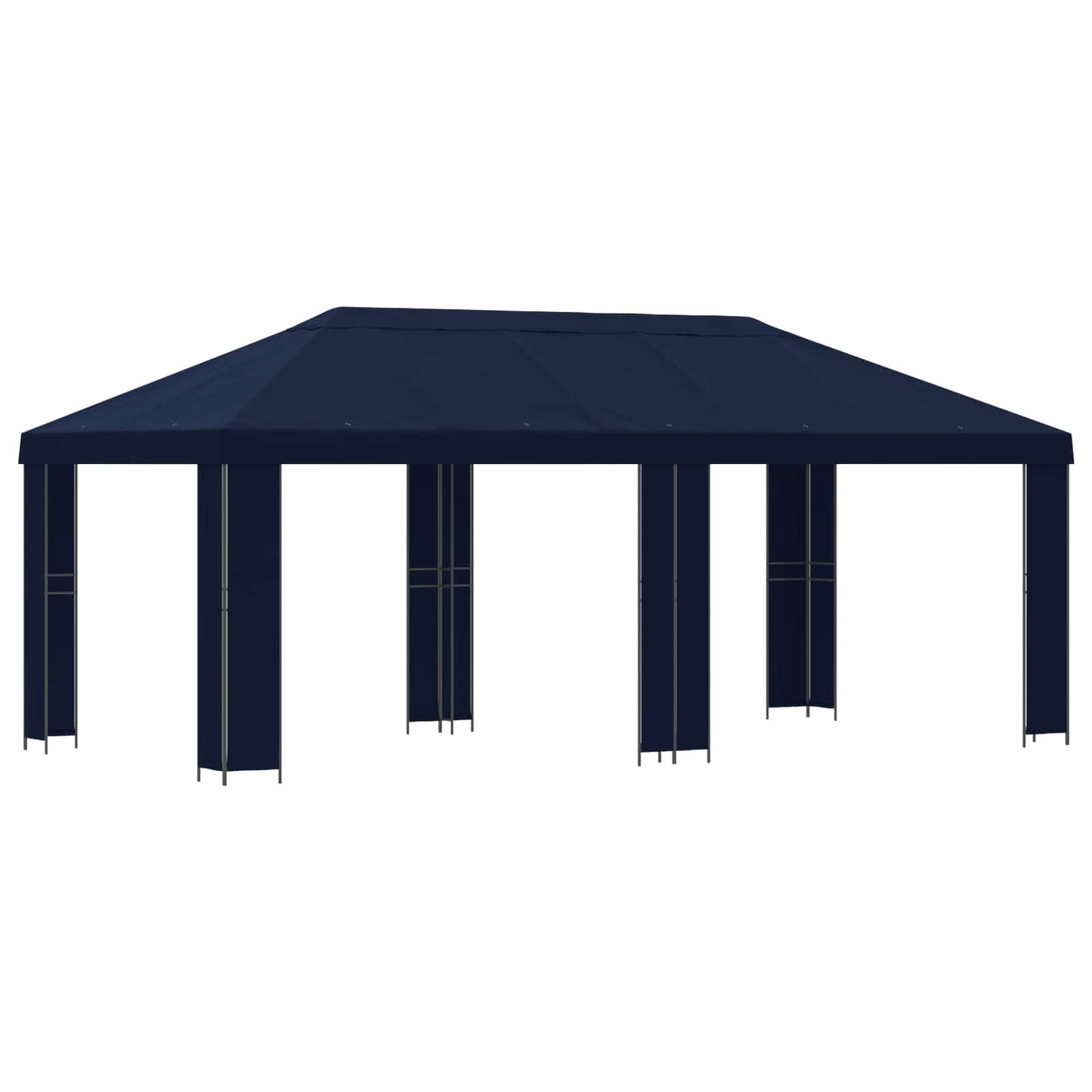Hage Gazebo 6 x 3 m Blå Polyester og stål 190