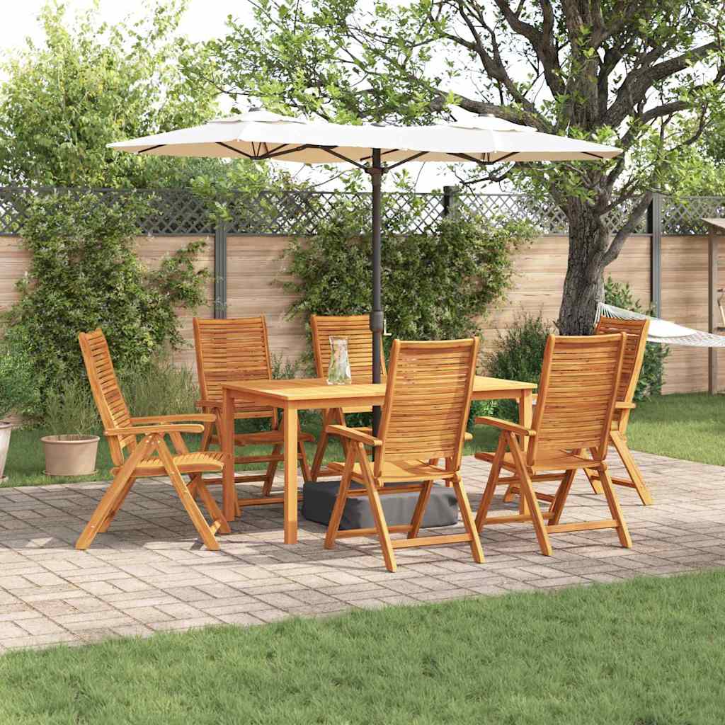 Hage Spisegruppe 7 pcs Brun Solid akasietre